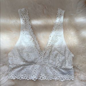 White bralette aerie